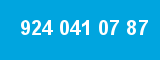 924 041 07 87 924 041 07 87